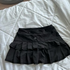 Black skirt from lululemon.